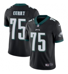 Nike Eagles #75 Vinny Curry Black Alternate Youth Stitched NFL Vapor Untouchable Limited Jersey
