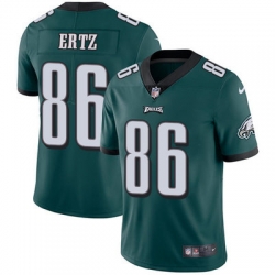 Nike Eagles #86 Zach Ertz Midnight Green Team Color Youth Stitched NFL Vapor Untouchable Limited Jersey