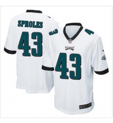 Youth NEW Eagles #43 Darren Sproles White Stitched NFL New Elite Jersey