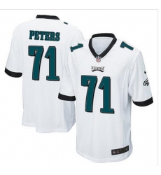 Youth NEW Eagles #71 Jason Peters White Stitched NFL New Elite Jersey