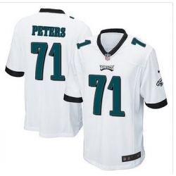 Youth NEW Eagles #71 Jason Peters White Stitched NFL New Elite Jersey