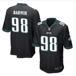 Youth NEW Eagles #98 Connor Barwin Black Alternate Stitched NFL New Elite Jersey
