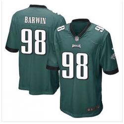 Youth NEW Eagles #98 Connor Barwin Midnight Green Team Color Stitched NFL New Elite Jersey