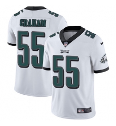 Youth Nike Eagles #55 Brandon Graham White Stitched NFL Vapor Untouchable Limited Jersey