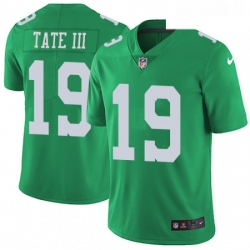 Youth Nike Philadelphia Eagles 19 Golden Tate III Limited Green Rush Vapor Untouchable NFL Jerse