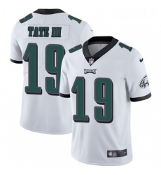 Youth Nike Philadelphia Eagles 19 Golden Tate III White Vapor Untouchable Limited Player NFL Jersey