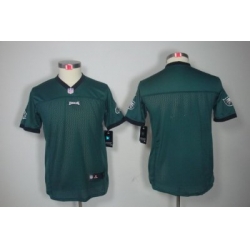 Youth Nike Philadelphia Eagles Blank Green Color[Youth Limited Jerseys]