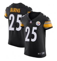 Men Nike Steelers #25 Artie Burns Black Team Color Stitched NFL Vapor Untouchable Elite Jersey