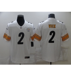 Men Pittsburgh Steelers 2 Mike Vick White 2021 Vapor Untouchable Stitched NFL Nike Limited Jersey