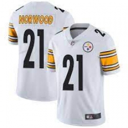Men Pittsburgh Steelers 21 Norwood White Vapor Untouchable Limited Stitched J