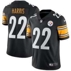 Men Pittsburgh Steelers 22 Najee Harris Black Vapor Untouchable Limited Stitched Jersey