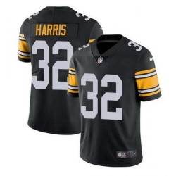 Men Pittsburgh Steelers 32 Franco Harris Black Vapor Untouchable Limited Stitched jersey