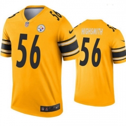 Men Pittsburgh Steelers 56 Highsmith Gold Rush Jersey  281 29