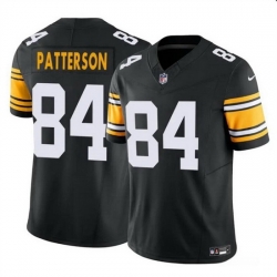 Men Pittsburgh Steelers 84 Cordarrelle Patterson Black 2024 F U S E  Alternate Vapor Untouchable Limited Stitched Jersey
