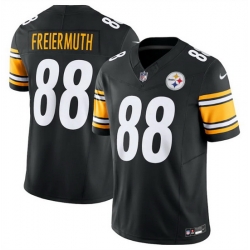 Men Pittsburgh Steelers 88 Pat Freiermuth Black 2023 F.U.S.E. Vapor Untouchable Limited Jersey