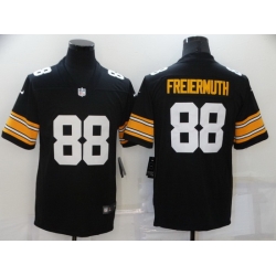 Men Pittsburgh Steelers Pat Freiermuth #88 Nike Black Vapor Limited Jersey