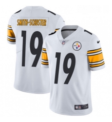 Mens Nike Pittsburgh Steelers 19 JuJu Smith Schuster White Vapor Untouchable Limited Player NFL Jersey