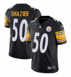 Mens Nike Pittsburgh Steelers 50 Ryan Shazier Black Team Color Vapor Untouchable Limited Player NFL Jersey