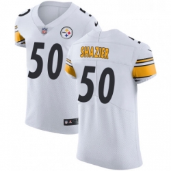 Mens Nike Pittsburgh Steelers 50 Ryan Shazier White Vapor Untouchable Elite Player NFL Jersey