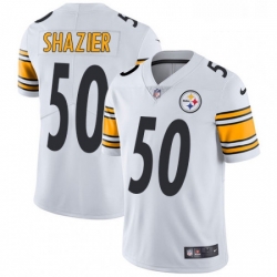 Mens Nike Pittsburgh Steelers 50 Ryan Shazier White Vapor Untouchable Limited Player NFL Jersey