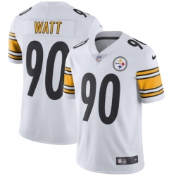 Mens Nike Pittsburgh Steelers 90 T J Watt Limited White Rush Vapor Untouchable NFL Jersey