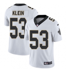 Mens Nike Steelers #53 A.J. Klein White Vapor Untouchable Limited Jersey