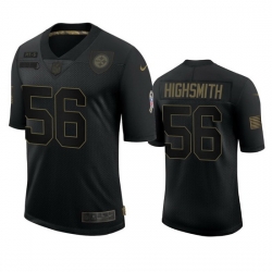 Men's Pittsburgh Steelers #56 Alex Highsmith 2020 Salute To Service NFL Jersey