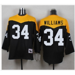 Mitchell And Ness 1967 Pittsburgh Steelers 34 DeAngelo Williams Black Yelllow Throwback Men 27s Sti