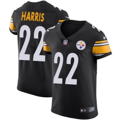 Nike Pittsburgh Steelers 22 Najee Harris Black Team Color Men Stitched NFL Vapor Untouchable Elite Jersey