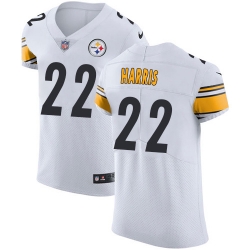 Nike Pittsburgh Steelers 22 Najee Harris White Men Stitched NFL New Elite Jersey