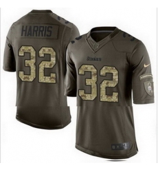 Nike Pittsburgh Steelers #32 Franco Harris Green Mens Stitched NFL Limited Salute to Service Jersey