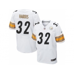 Nike Pittsburgh Steelers 32 Franco Harris White Elite NFL Jersey
