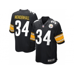 Nike Pittsburgh Steelers 34 Rashard Mendenhall black Game NFL Jersey