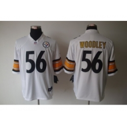 Nike Pittsburgh Steelers 56 Lamarr Woodley White Limited NFL Jersey