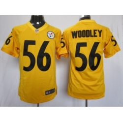 Nike Pittsburgh Steelers 56 Lamarr Woodley yello Limited NFL Jersey