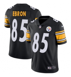 Nike Pittsburgh Steelers 85 Eric Ebron Black Team Color Men Stitched NFL Vapor Untouchable Limited Jersey