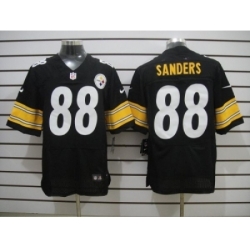 Nike Pittsburgh Steelers 88 Emmanuel Sanders Black Elite NFL Jersey
