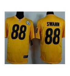 Nike Pittsburgh Steelers 88 Lynn Swann Yellow Game NFL Jersey