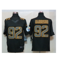 Nike Pittsburgh Steelers 92 James Harrison Black Limited Impact NFL Jersey