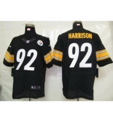 Nike Pittsburgh Steelers 92 James Harrison black Elite NFL Jersey