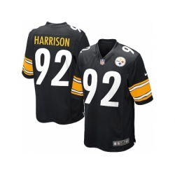 Nike Pittsburgh Steelers 92 James Harrison black Game NFL Jersey