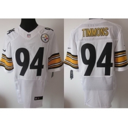 Nike Pittsburgh Steelers 94 Lawrence Timmons White Elite NFL Jersey