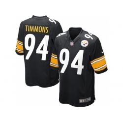 Nike Pittsburgh Steelers 94 Lawrence Timmons black Game NFL Jersey