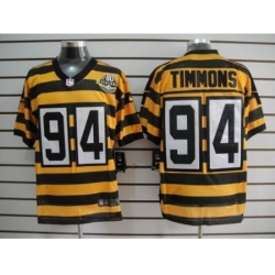 Nike Pittsburgh Steelers 94 Lawrence Timmons yellow black Elite 80TH M&N NFL Jersey