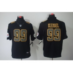 Nike Pittsburgh Steelers 99 Brett Keisel Black Limited Impact NFL Jersey