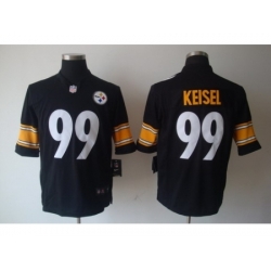 Nike Pittsburgh Steelers 99 Brett Keisel Black Limited NFL Jersey