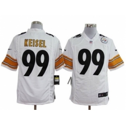 Nike Pittsburgh Steelers 99 Brett Keisel White Game NFL Jersey