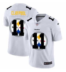 Nike Steelers 11 Chase Claypool White Shadow Logo Limited Jersey