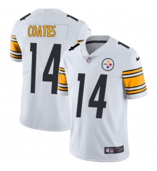 Nike Steelers #14 Sammie Coates White Mens Stitched NFL Vapor Untouchable Limited Jersey