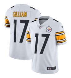 Nike Steelers #17 Joe Gilliam White Mens Stitched NFL Vapor Untouchable Limited Jersey